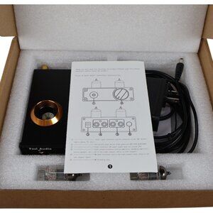 Fosi Audio BOX X2 6J1 Tube Hi-Fi Stereo Preamplifier w/ Tubes & Power Supply